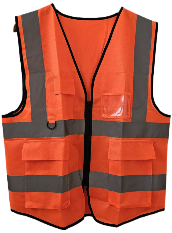 Chaleco para construcción naranja